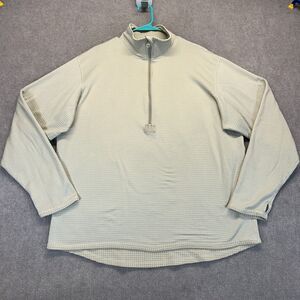 Military Shirt Mens XL Reg Mid Weight Cold Weather Gen III 3 Tan 1/2 Zip Thermal